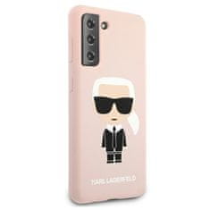 Karl Lagerfeld Karl Lagerfeld Silikonsko ohišje Iconic - Samsung Galaxy S21 (roza)