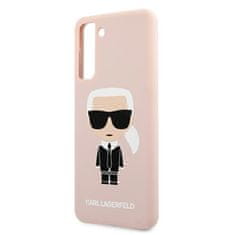 Karl Lagerfeld Karl Lagerfeld Silikonsko ohišje Iconic - Samsung Galaxy S21 (roza)