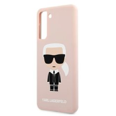 Karl Lagerfeld Karl Lagerfeld Silikonsko ohišje Iconic - Samsung Galaxy S21 + (roza)