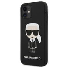 Karl Lagerfeld Karl Lagerfeld Silikonsko ohišje Iconic - iPhone 12 Mini (črno)