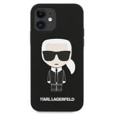 Karl Lagerfeld Karl Lagerfeld Silikonsko ohišje Iconic - iPhone 12 Mini (črno)