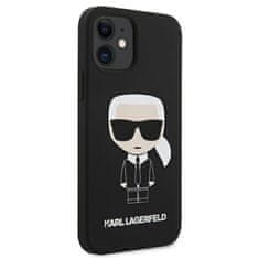 Karl Lagerfeld Karl Lagerfeld Silikonsko ohišje Iconic - iPhone 12 Mini (črno)