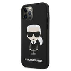 Karl Lagerfeld Karl Lagerfeld Silikonsko ohišje Iconic - iPhone 12 / 12 Pro (črno)