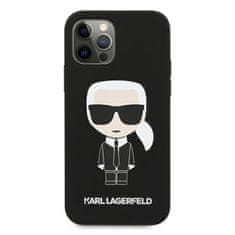 Karl Lagerfeld Karl Lagerfeld Silikonsko ohišje Iconic - iPhone 12 / 12 Pro (črno)