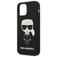 Karl Lagerfeld Karl Lagerfeld Silikonsko ohišje Iconic - iPhone 12 Mini (črno)