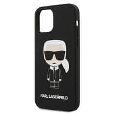 Karl Lagerfeld Karl Lagerfeld Silikonsko ohišje Iconic - iPhone 12 / 12 Pro (črno)