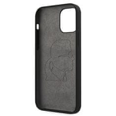 Karl Lagerfeld Karl Lagerfeld Silikonsko ohišje Iconic - iPhone 12 Mini (črno)