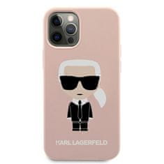 Karl Lagerfeld Karl Lagerfeld Silikonsko ohišje za iPhone 12 Pro Max (svetlo roza)