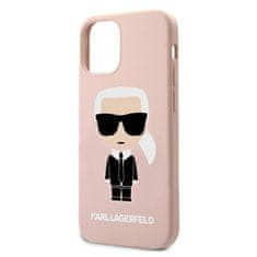 Karl Lagerfeld Karl Lagerfeld Silikonsko ohišje za iPhone 12 Pro Max (svetlo roza)