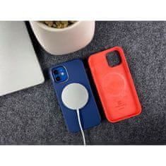 Crong Crong Color Cover Magnetic - ohišje MagSafe za iPhone 12 Pro Max (rdeče)