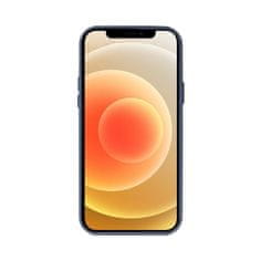 Crong Crong Essential Cover - Ohišje iz eko usnja za iPhone 12 / iPhone 12 Pro (mornarsko modro)