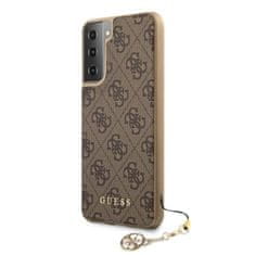 Guess Zbirka Guess 4G Charms - Ovitek za Samsung Galaxy S21 (rjav)