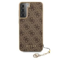 Guess Zbirka Guess 4G Charms - Ovitek za Samsung Galaxy S21 (rjav)