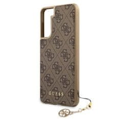 Guess Zbirka Guess 4G Charms - Ovitek za Samsung Galaxy S21 (rjav)