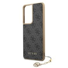 Guess Zbirka Guess 4G Charms - Ohišje za Samsung Galaxy S21 Ultra (sivo)