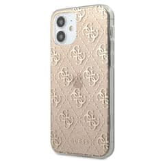 Guess Guess 4G Glitter - Ohišje za iPhone 12 Mini (zlato)