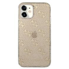 Guess Guess 4G Glitter - Ohišje za iPhone 12 Mini (zlato)