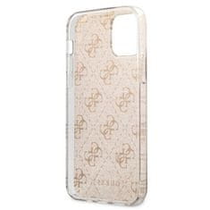 Guess Guess 4G Glitter - Ohišje za iPhone 12 Mini (zlato)