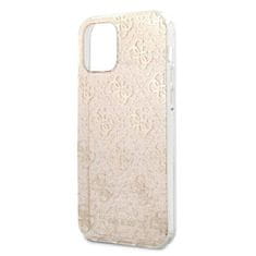 Guess Guess 4G Glitter - Ohišje za iPhone 12 / iPhone 12 Pro (zlato)