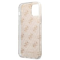 Guess Guess 4G Glitter - Ohišje za iPhone 12 / iPhone 12 Pro (zlato)