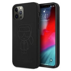 Karl Lagerfeld Karl Lagerfeld Silikonsko ohišje Ikonik Outline - iPhone 12 / iPhone 12 Pro (črno)