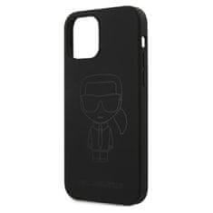 Karl Lagerfeld Karl Lagerfeld Silikonsko ohišje Ikonik Outline - iPhone 12 / iPhone 12 Pro (črno)