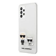 Karl Lagerfeld Karl Lagerfeld Ikonik &amp; Choupette - Ohišje za Samsung Galaxy A52 / A52S (prozorno)