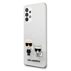 Karl Lagerfeld Karl Lagerfeld Ikonik &amp; Choupette - Ohišje Samsumg Galaxy A32 5G (prozorno)