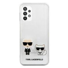 Karl Lagerfeld Karl Lagerfeld Ikonik &amp; Choupette - Ohišje Samsumg Galaxy A32 5G (prozorno)