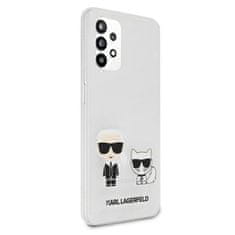 Karl Lagerfeld Karl Lagerfeld Ikonik &amp; Choupette - Ohišje Samsumg Galaxy A32 5G (prozorno)