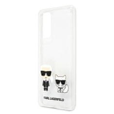 Karl Lagerfeld Karl Lagerfeld Ikonik &amp; Choupette - Ohišje za Samsung Galaxy A52 / A52S (prozorno)