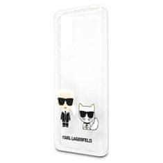 Karl Lagerfeld Karl Lagerfeld Ikonik &amp; Choupette - Ohišje Samsumg Galaxy A32 5G (prozorno)