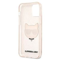 Karl Lagerfeld Karl Lagerfeld Choupette Head Glitter - ohišje za iPhone 12 / iPhone 12 Pro (zlato)