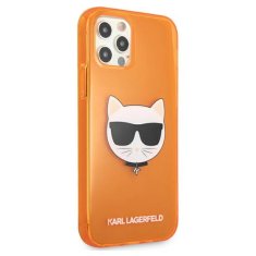 Karl Lagerfeld Karl Lagerfeld Choupette Head - Ohišje za iPhone 12 / iPhone 12 Pro (fluo oranžna)