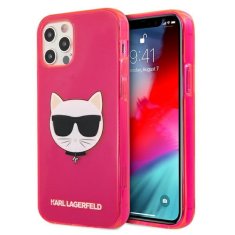 Karl Lagerfeld Karl Lagerfeld Choupette Head - Ohišje za iPhone 12 Pro Max (fluo roza)