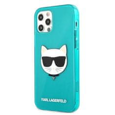 Karl Lagerfeld Karl Lagerfeld Choupette Head - Ohišje za iPhone 12 Pro Max (fluo modro)