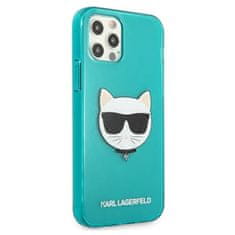 Karl Lagerfeld Karl Lagerfeld Choupette Head - Ohišje za iPhone 12 Pro Max (fluo modro)