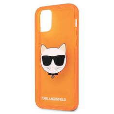 Karl Lagerfeld Karl Lagerfeld Choupette Head - Ohišje za iPhone 12 Pro Max (fluo oranžna)