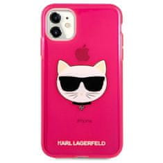 Karl Lagerfeld Karl Lagerfeld Choupette Head - etui za iPhone 11 (fluo roza)