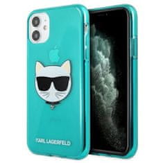 Karl Lagerfeld Karl Lagerfeld Choupette Head - etui za iPhone 11 (fluo modra)