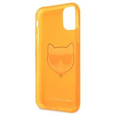 Karl Lagerfeld Karl Lagerfeld Choupette Head - etui za iPhone 11 (fluo oranžna)