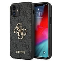 Guess Guess 4G Big Metal Logo - ohišje za iPhone 12 mini (sivo)