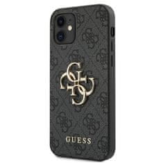 Guess Guess 4G Big Metal Logo - ohišje za iPhone 12 mini (sivo)