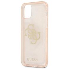 Guess Ohišje Guess Glitter 4G Big Logo - iPhone 12 Pro Max (zlato)