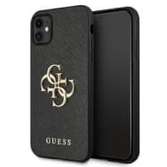 Guess Guess Saffiano 4G Big Metal Logo - Ohišje za iPhone 11 (črno)