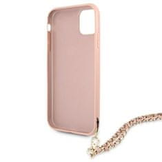 Guess Guess Saffiano Chain - etui za iPhone 11 (roza)