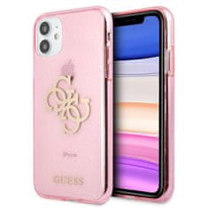 Guess Guess Glitter 4G Big Logo - Ohišje za iPhone 11 (roza)