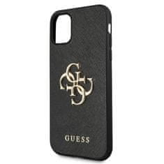 Guess Guess Saffiano 4G Big Metal Logo - Ohišje za iPhone 11 (črno)