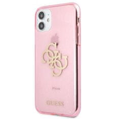 Guess Guess Glitter 4G Big Logo - Ohišje za iPhone 11 (roza)