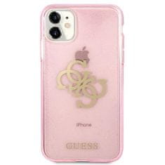 Guess Guess Glitter 4G Big Logo - Ohišje za iPhone 11 (roza)